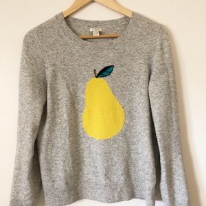 Women’s Size M Jcrew Pear Sweater